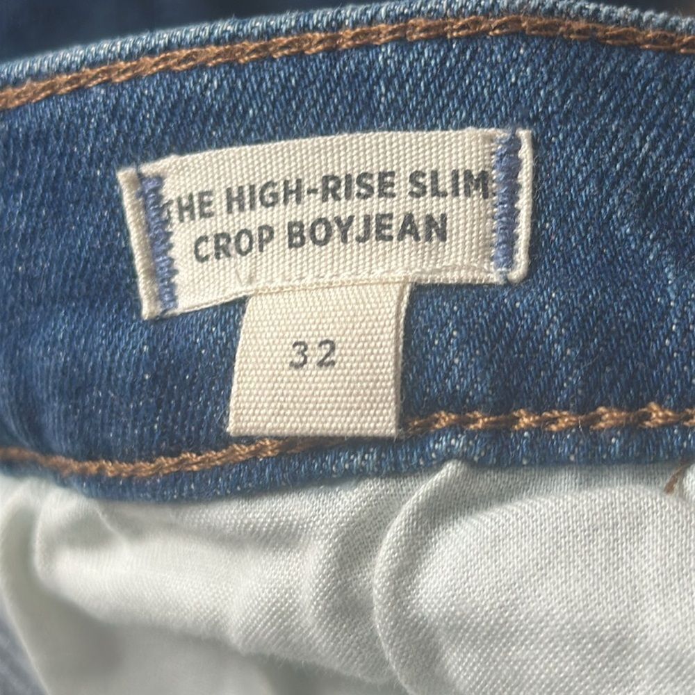 Madewell “The High-Rise Slim Crop Boyjean in
Barksdale Wash”! - Picture 12 of 12